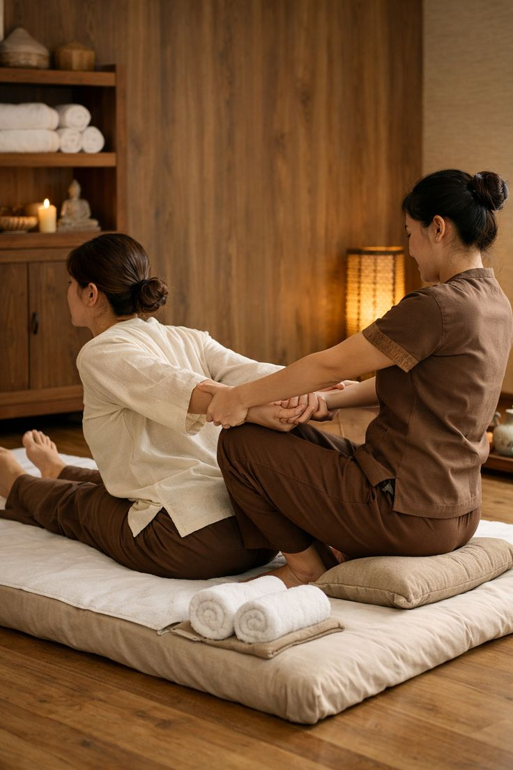 Spa treatment room